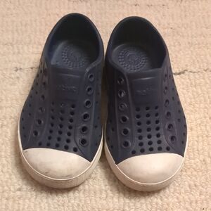 Native Kids Navy Slip-On Water Shoes